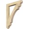 Ekena Millwork Olympic Arts & Crafts Rough Sawn Bracket, Douglas Fir, 4"W x 32"D x 40"H BKT04X32X40OLY03RDF - alternate 1